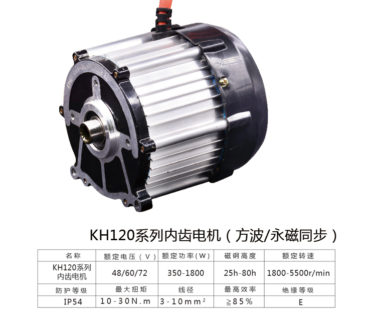 KH120系列内齿电机（方波/永磁同步）