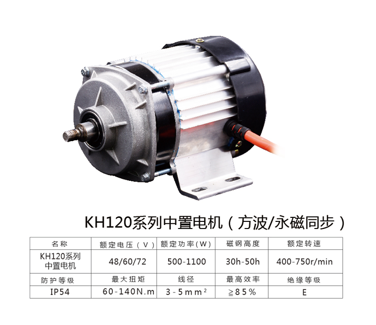 KH120系列中置电机（方波/永磁同步）